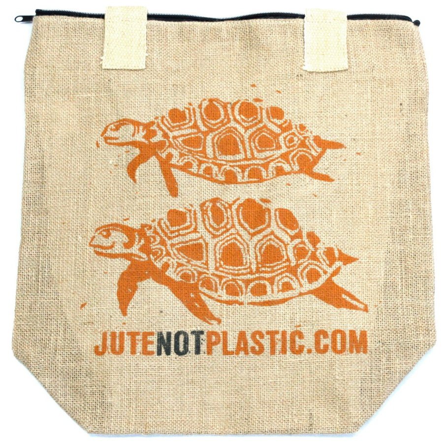 Eco Jute Turtle Bag (orange)