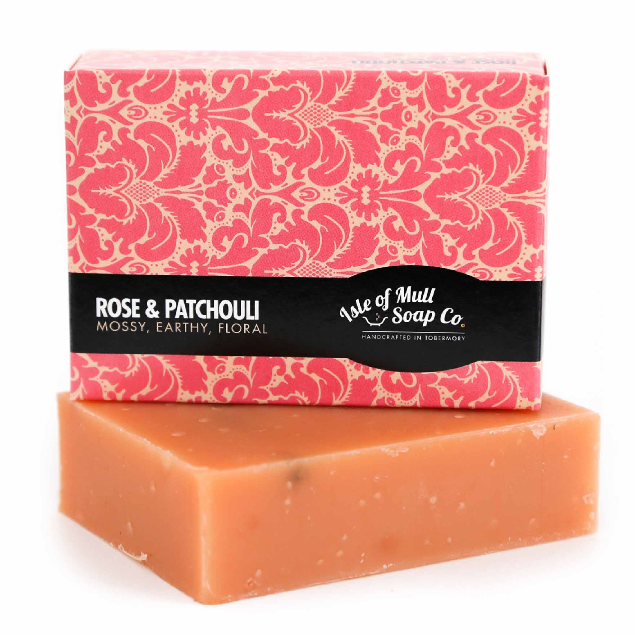 Rose and Patchouli Isle of Mull Soap